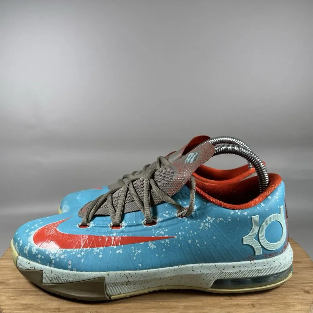 Nike KD 6 VI Maryland Blue Crab Size 7Y 599424-400 Basketball‎ Shoes